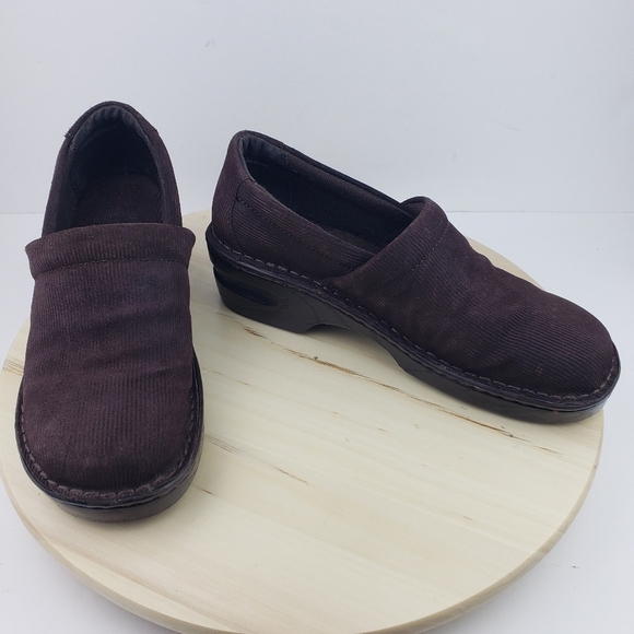 B.O.C. Corduroy Clog Shoes Women's Size 10M Brown Comfort Slip on Retro Boho - Picture 9 of 15